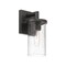 Designers Fountain Otto 11.5in 1-Light Matte Black Modern Outdoor Hardwired Wall Lantern with No Bulbs Included D298M-5EW-MB - alternate 1